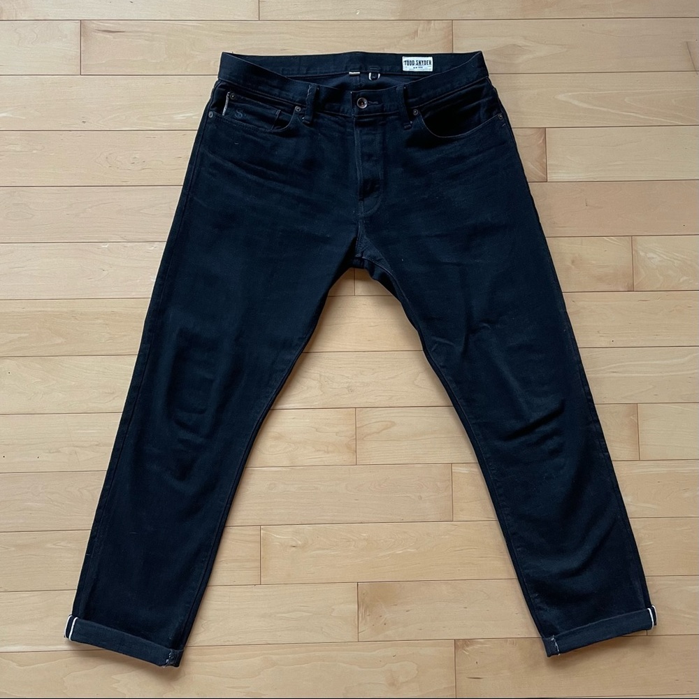 Todd Snyder Men's Slim Jeans - Black